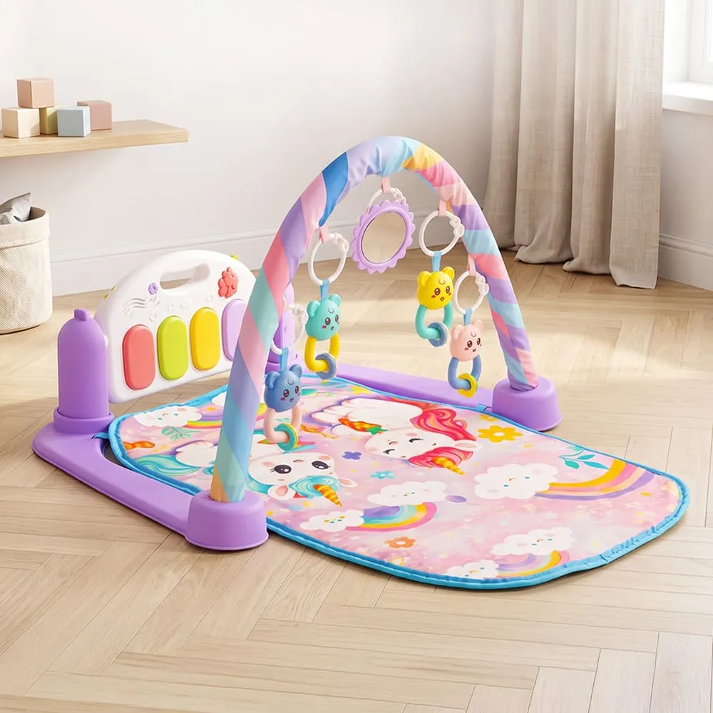 New Baby playgym purple