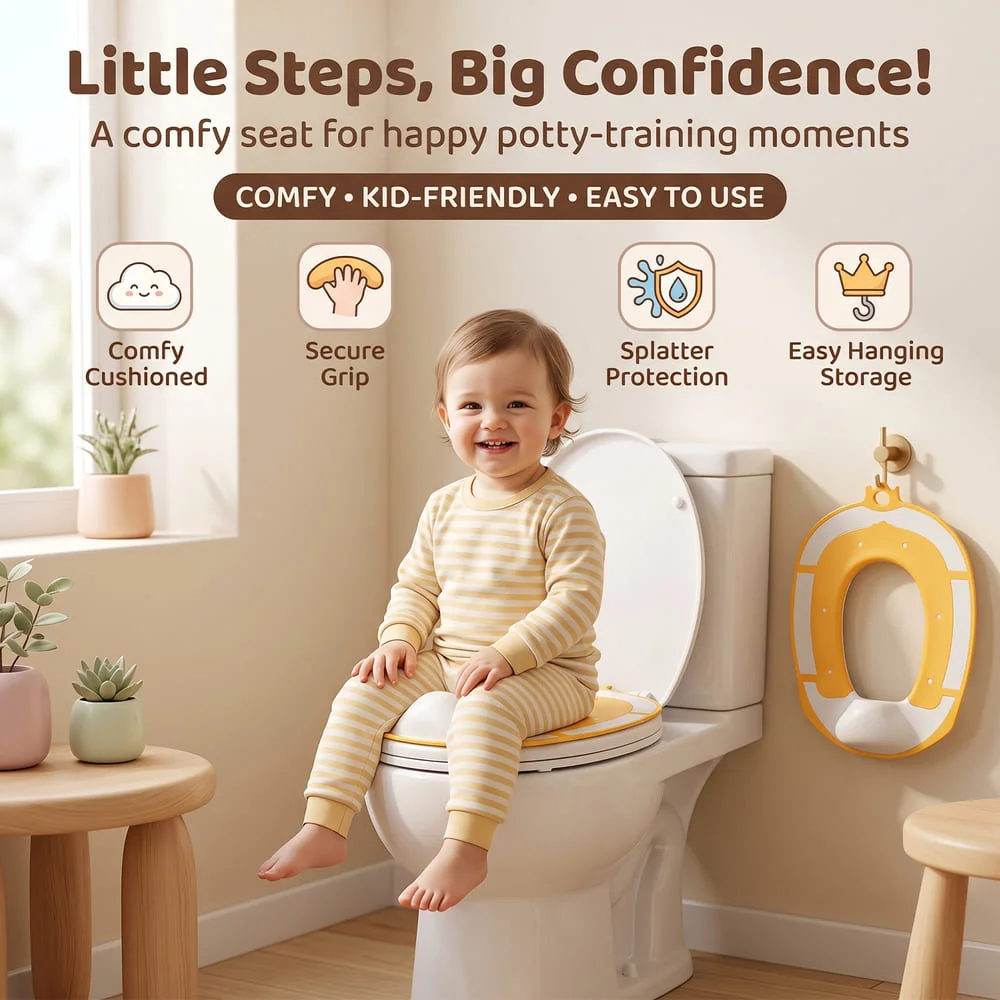 Small Potty Seat Main Images Yellow 1
