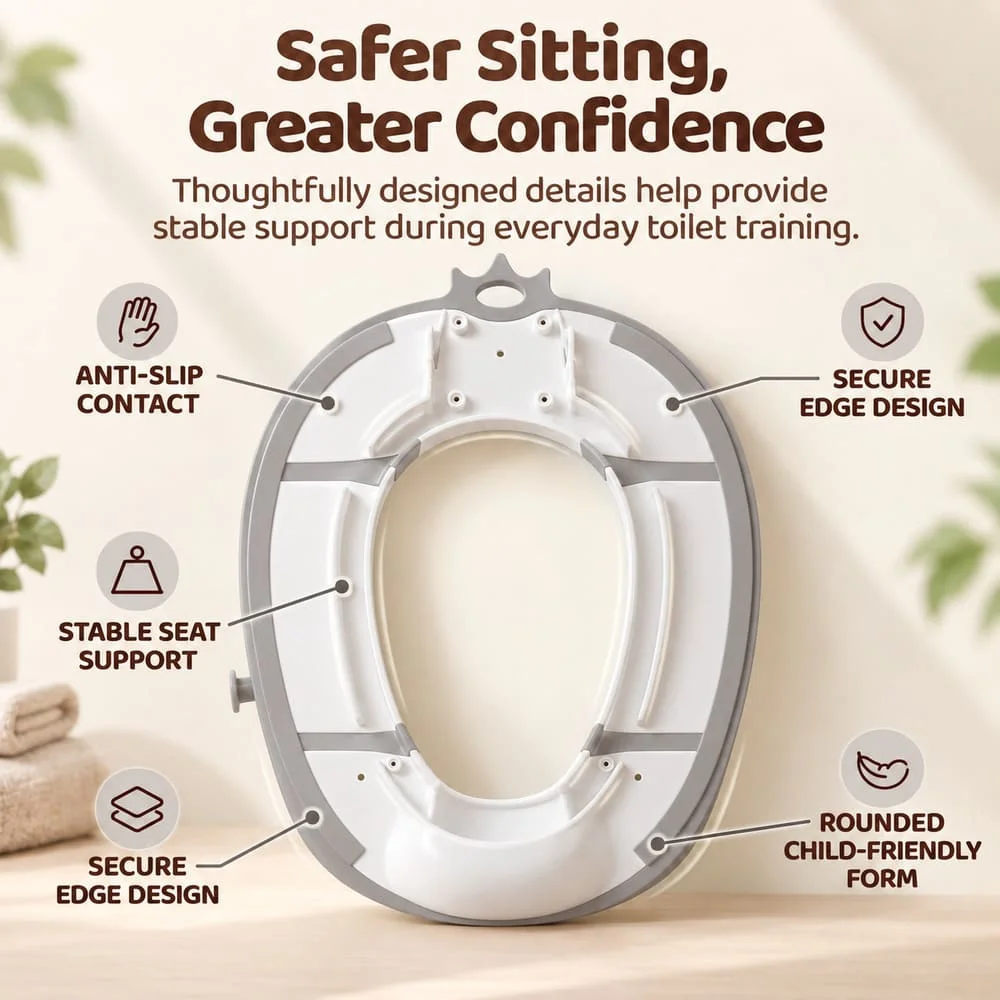 Small Potty Training Seat Grey 6