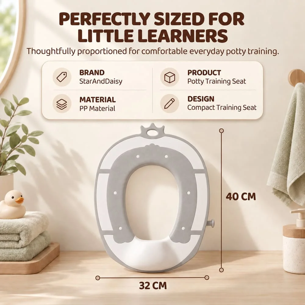 Small Potty Training Seat Grey 8