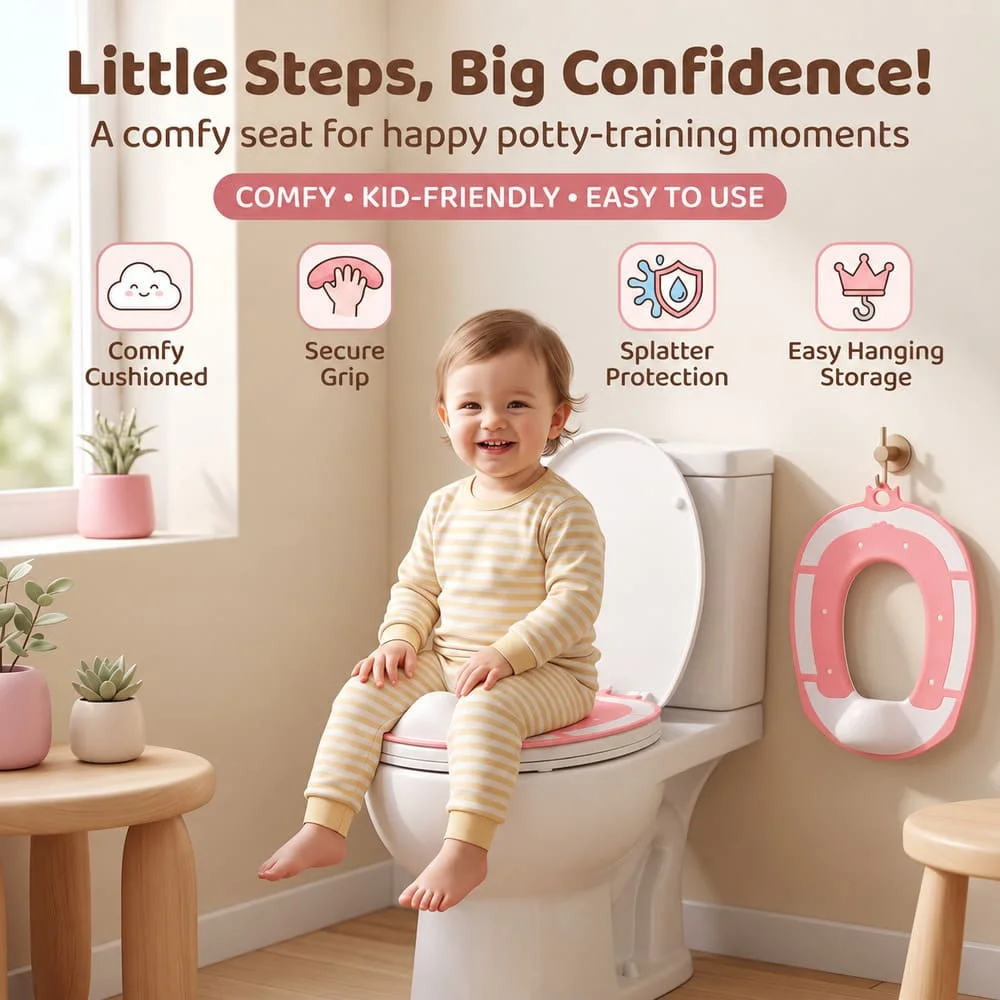Small Potty Training Seat pink1