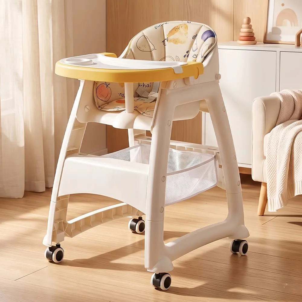 Tiny Dine High Chair Yellow