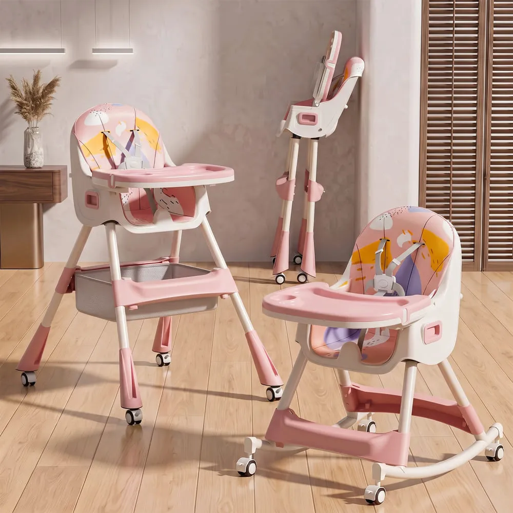 Tiny taster baby high Chair pink