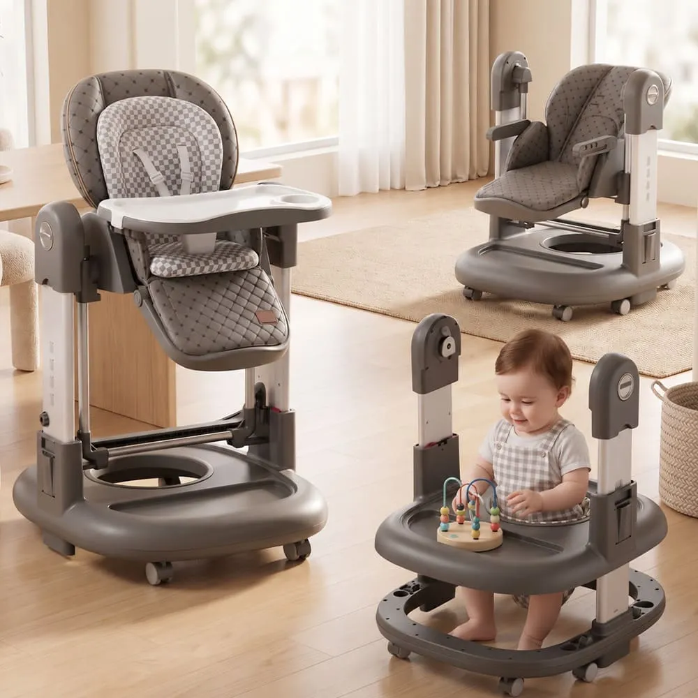 Tinytrek 3 in 1 Modular Baby High Chair Grey