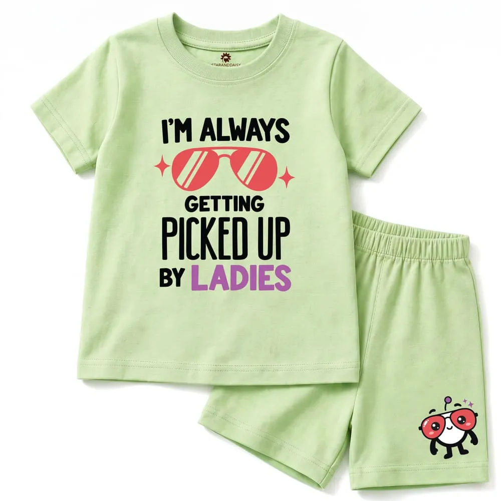 baby tshirt green picked by ladies