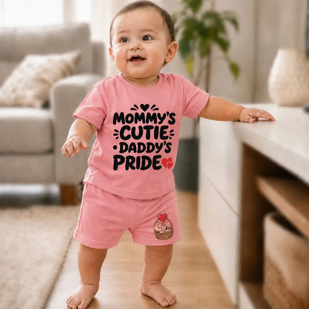 baby tshirt pink daddy pride boy