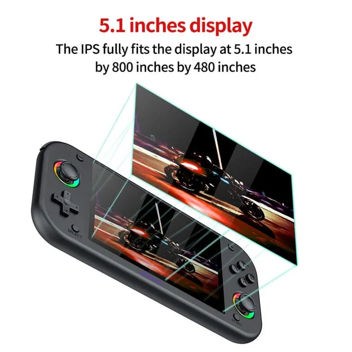 bigger screen Cubonic VividGo M26 Retro Handheld Game Console black
