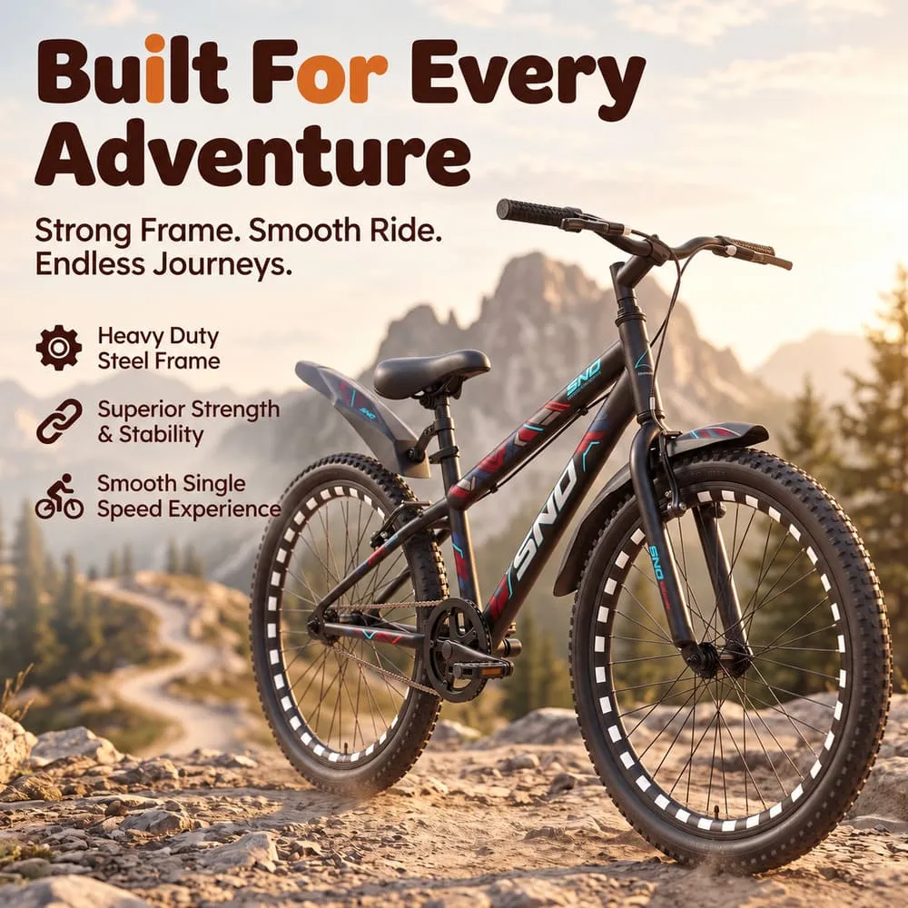 built for every adventure 24 Inch Bicycle for kids aged 12-16 years