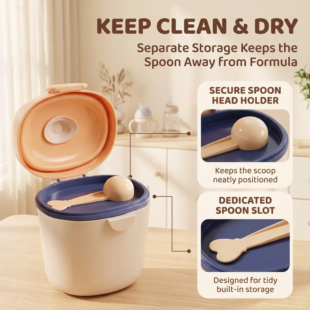 clean and dry Milk Powder Orange beige