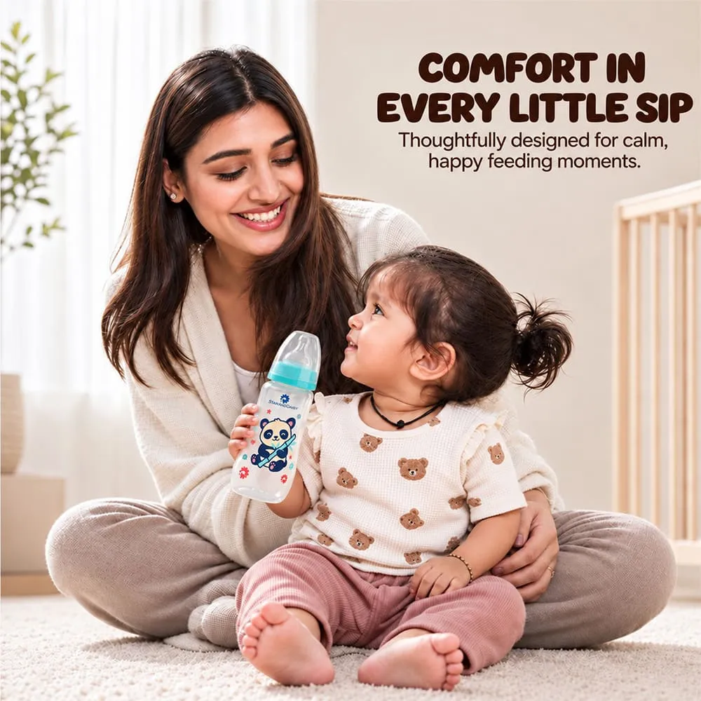 comfort 125ml feeding bottle blue