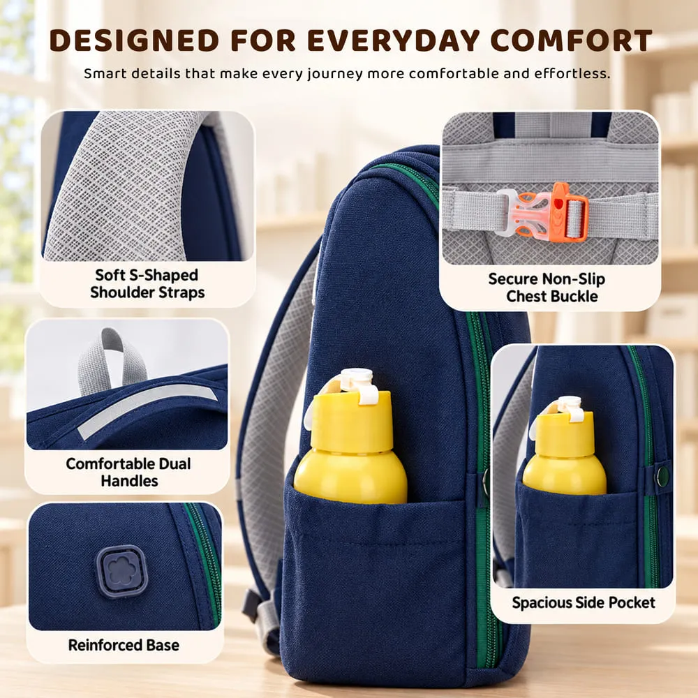 comfortable Kids school bag green