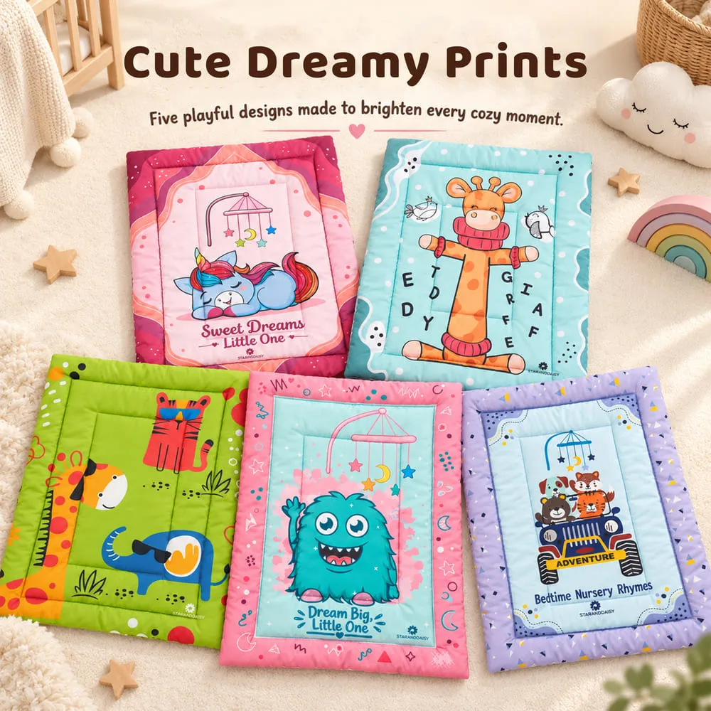 cute dreamy prints Baby Godari red