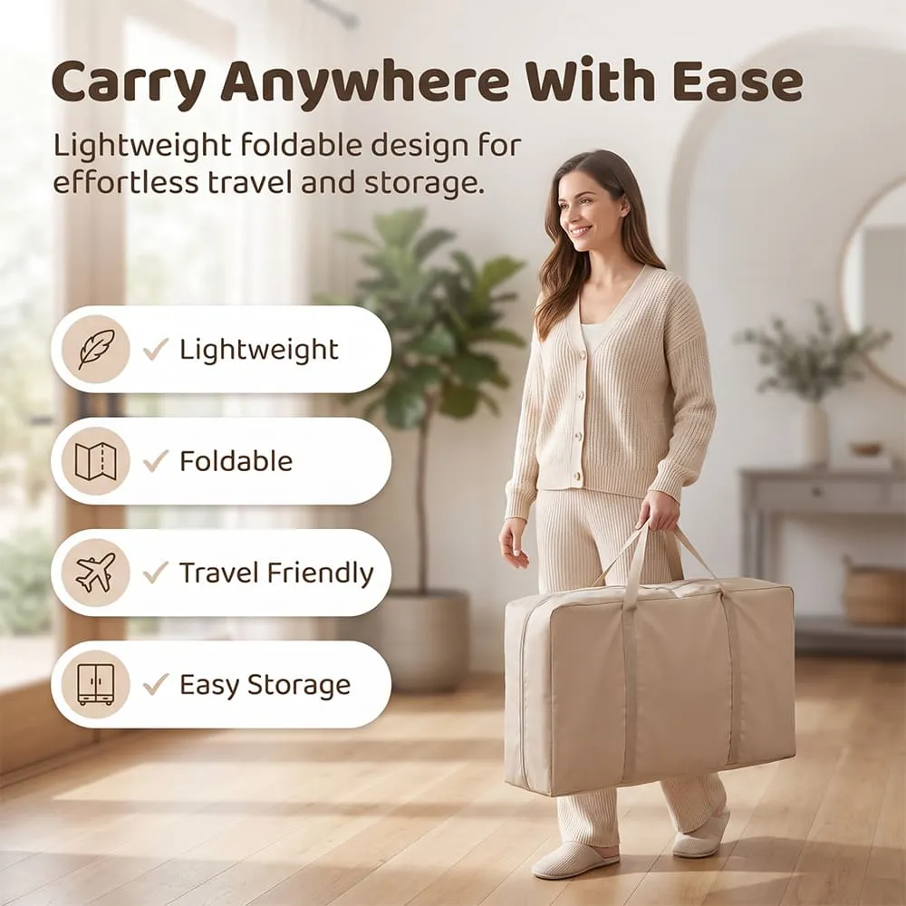 easy carry lightweight Cozycove Baby Crib Light brown