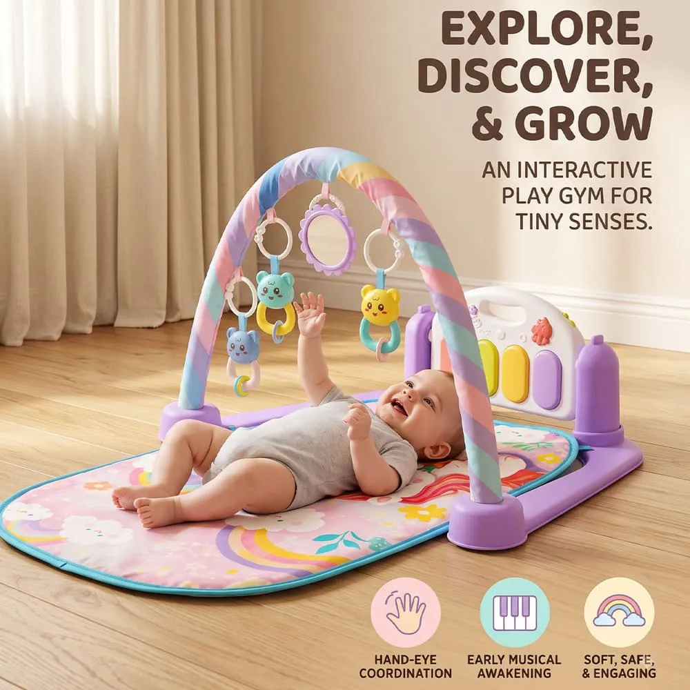 explore New Baby playgym purple