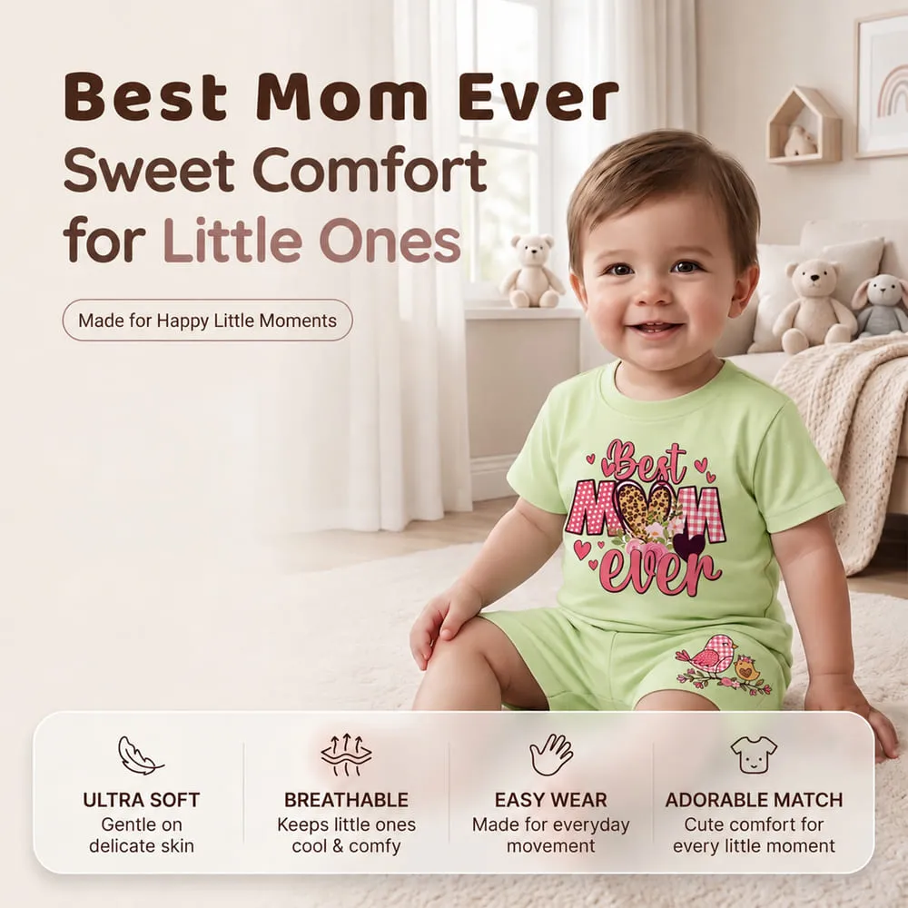 features baby tshirt green best mom