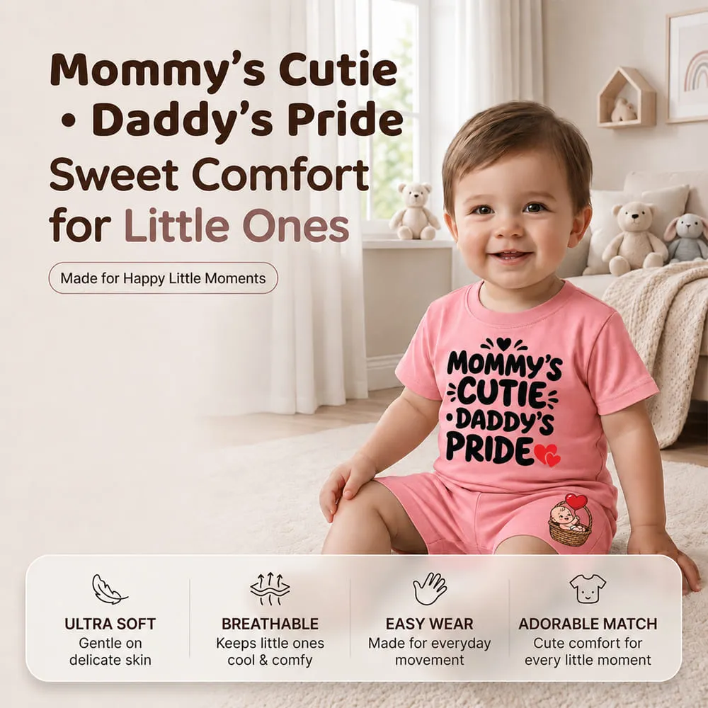 features baby tshirt pink daddy pride