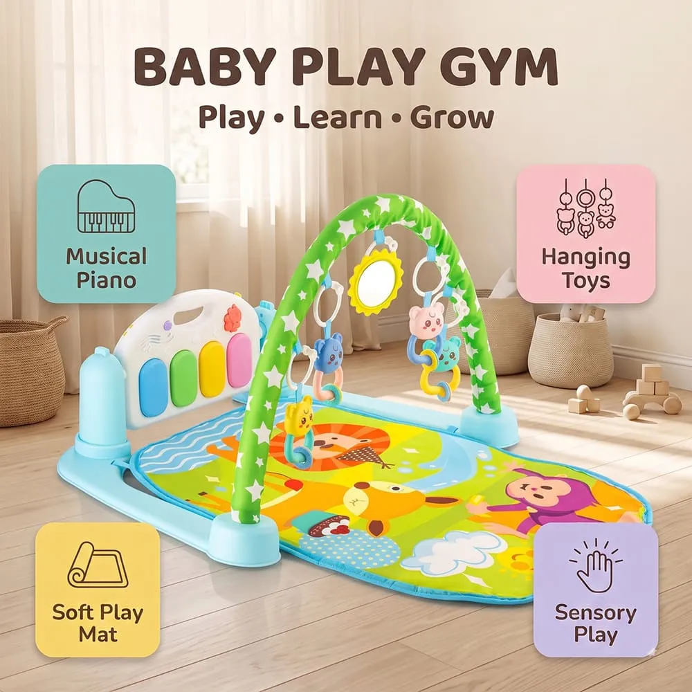 features of New Baby playgym green
