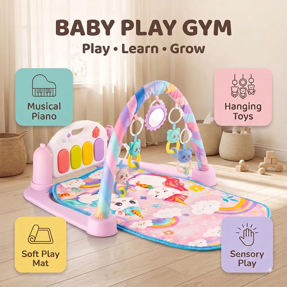 features of New Baby playgym pink