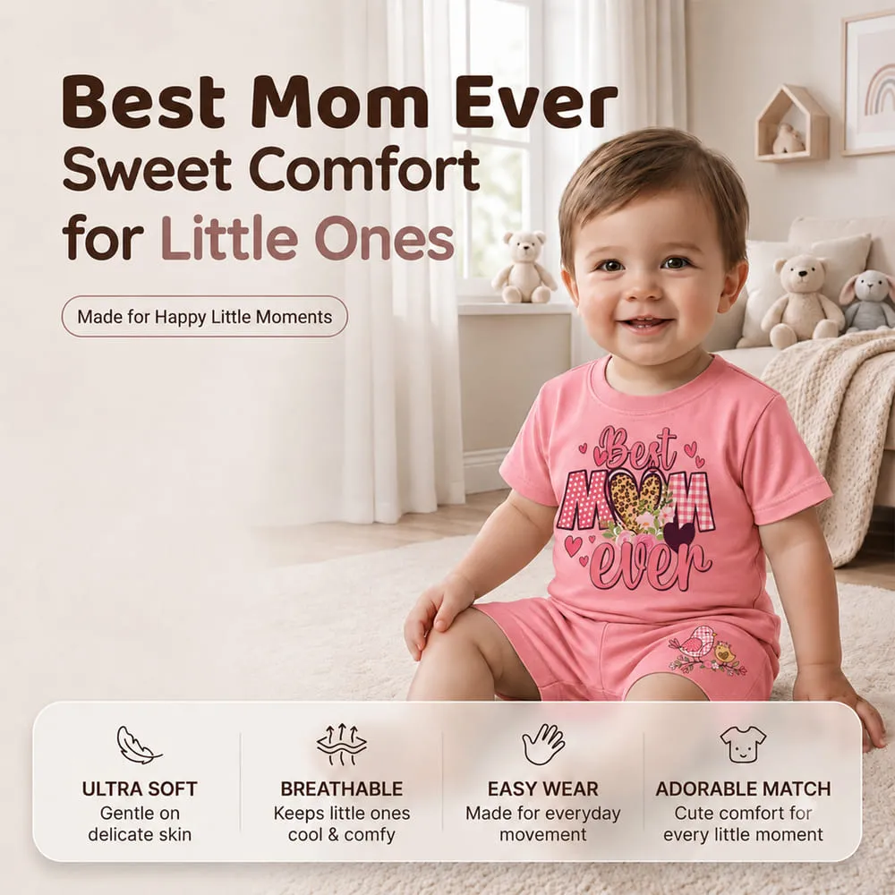 features of baby tshirt pink best mom