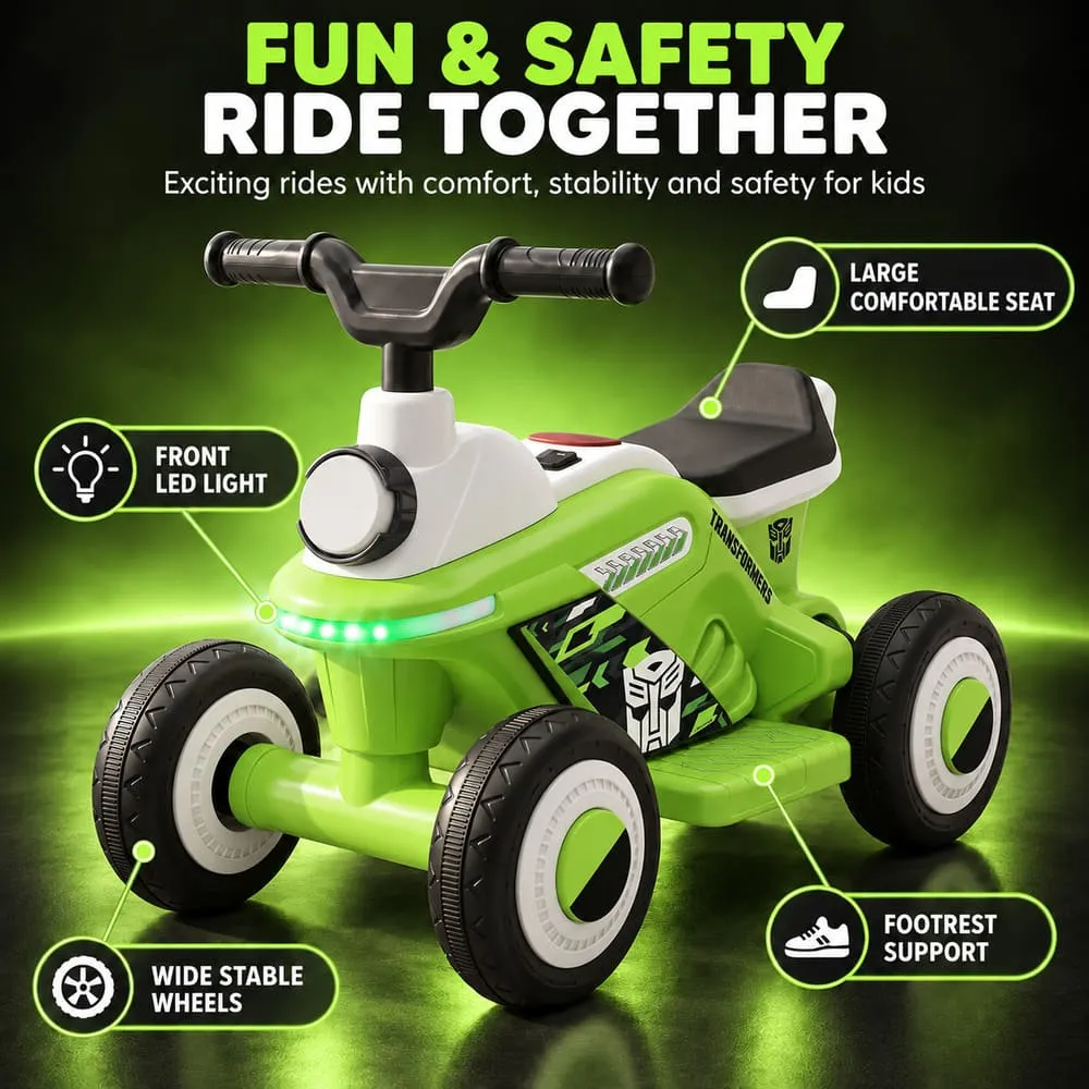 fun and safety Electric ATV Kids Ride-on Bike green