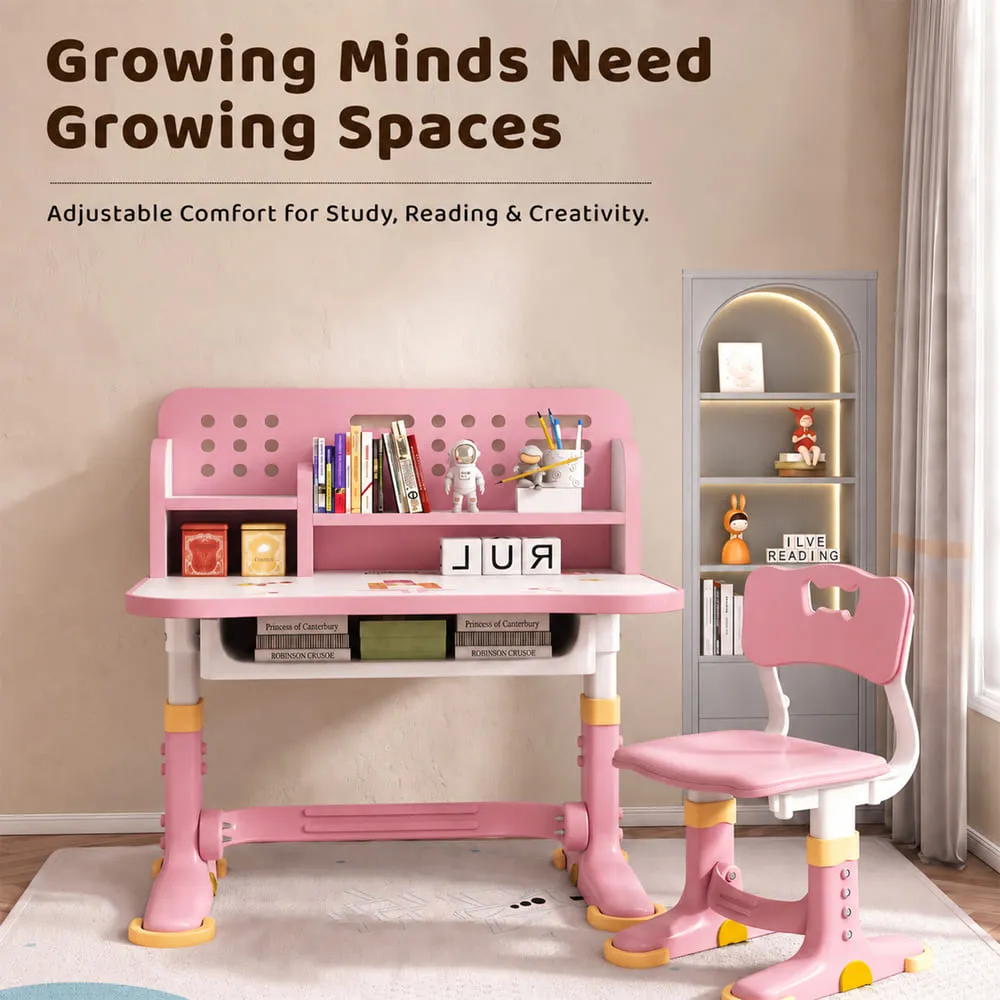 groeing minds 603 Kids Study Table pink