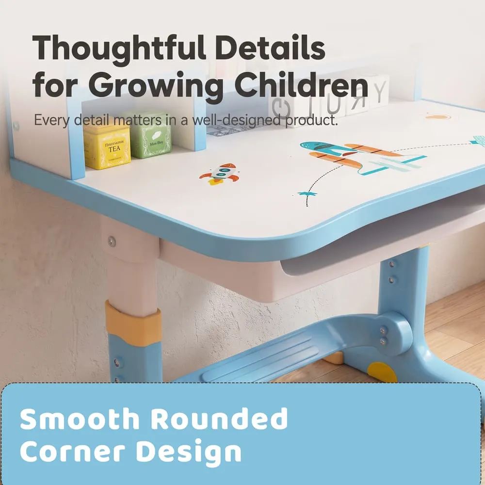 growing children 603 Kids Study Table Blue