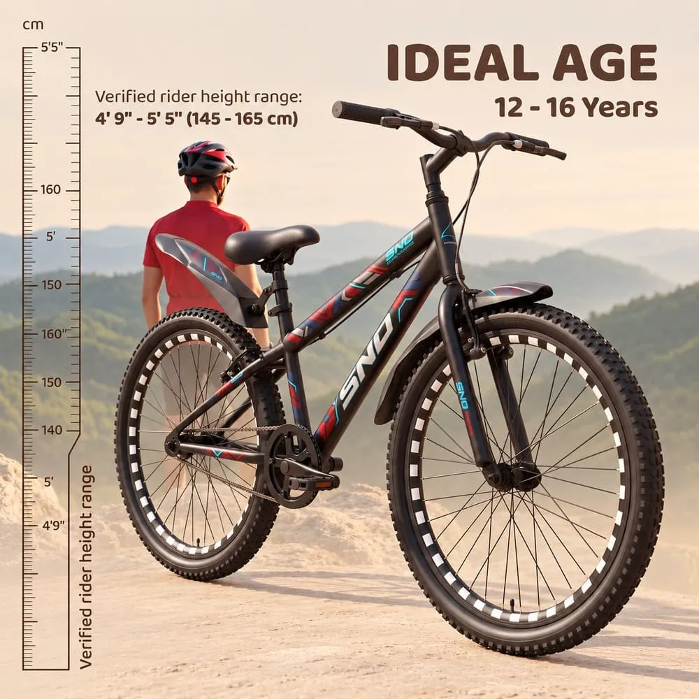 ideal age 24 Inch Bicycle for kids aged 12-16 years