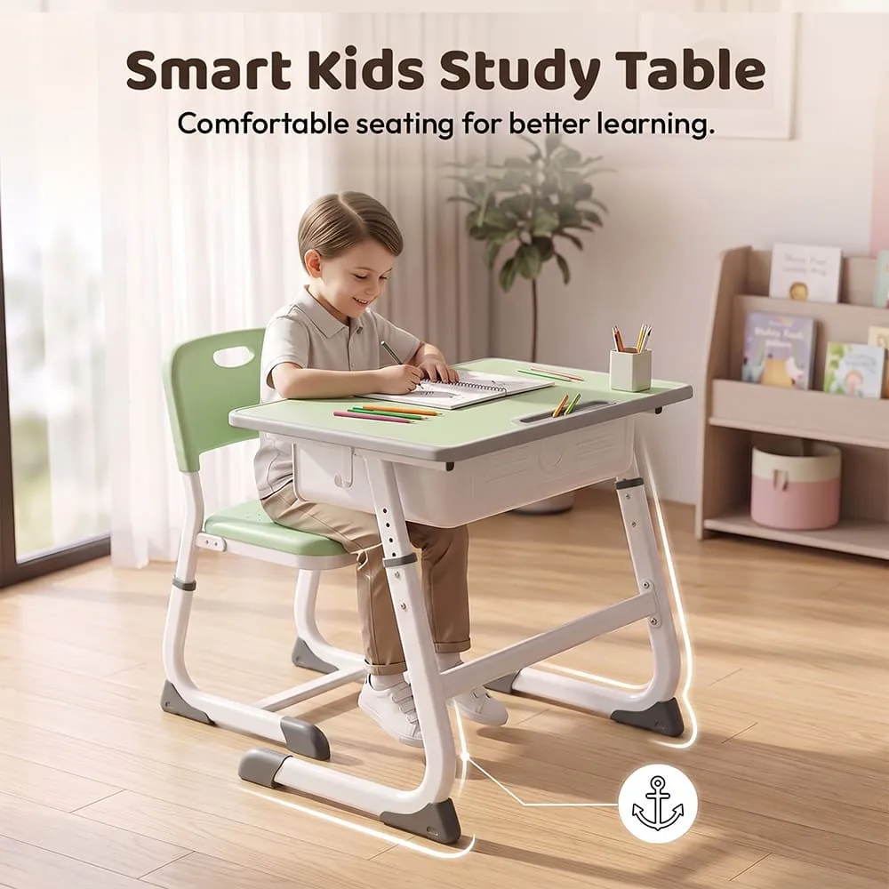 learning with Smart Kids Study table light green