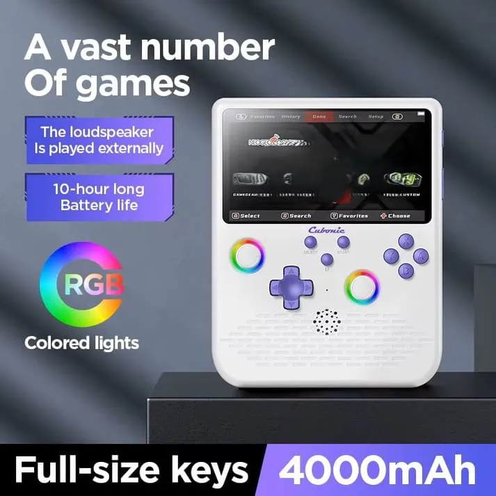 max number of games Cubonic SolidPlay H5 Handheld Gaming Console