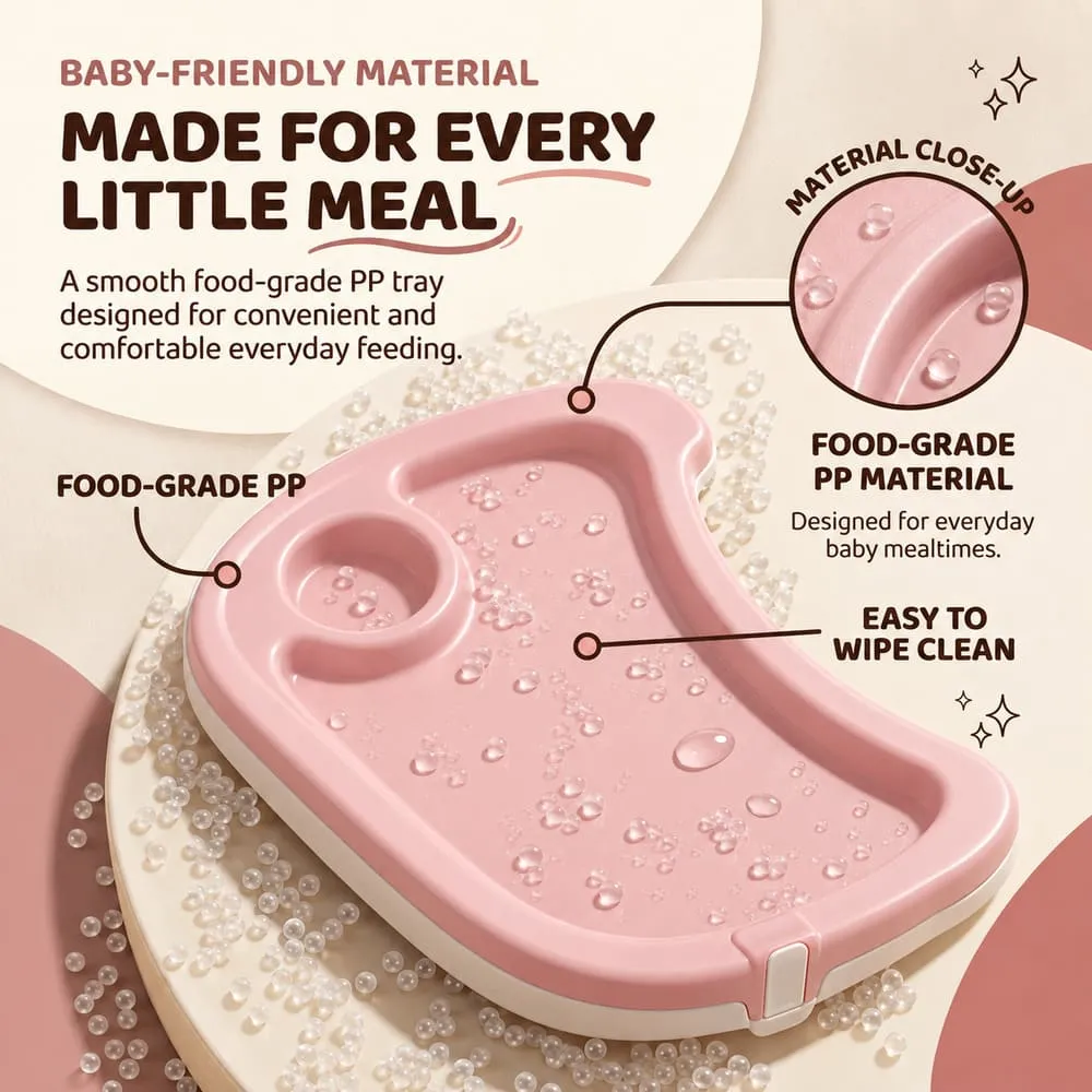 meals made easy Tiny taster baby high Chair pink