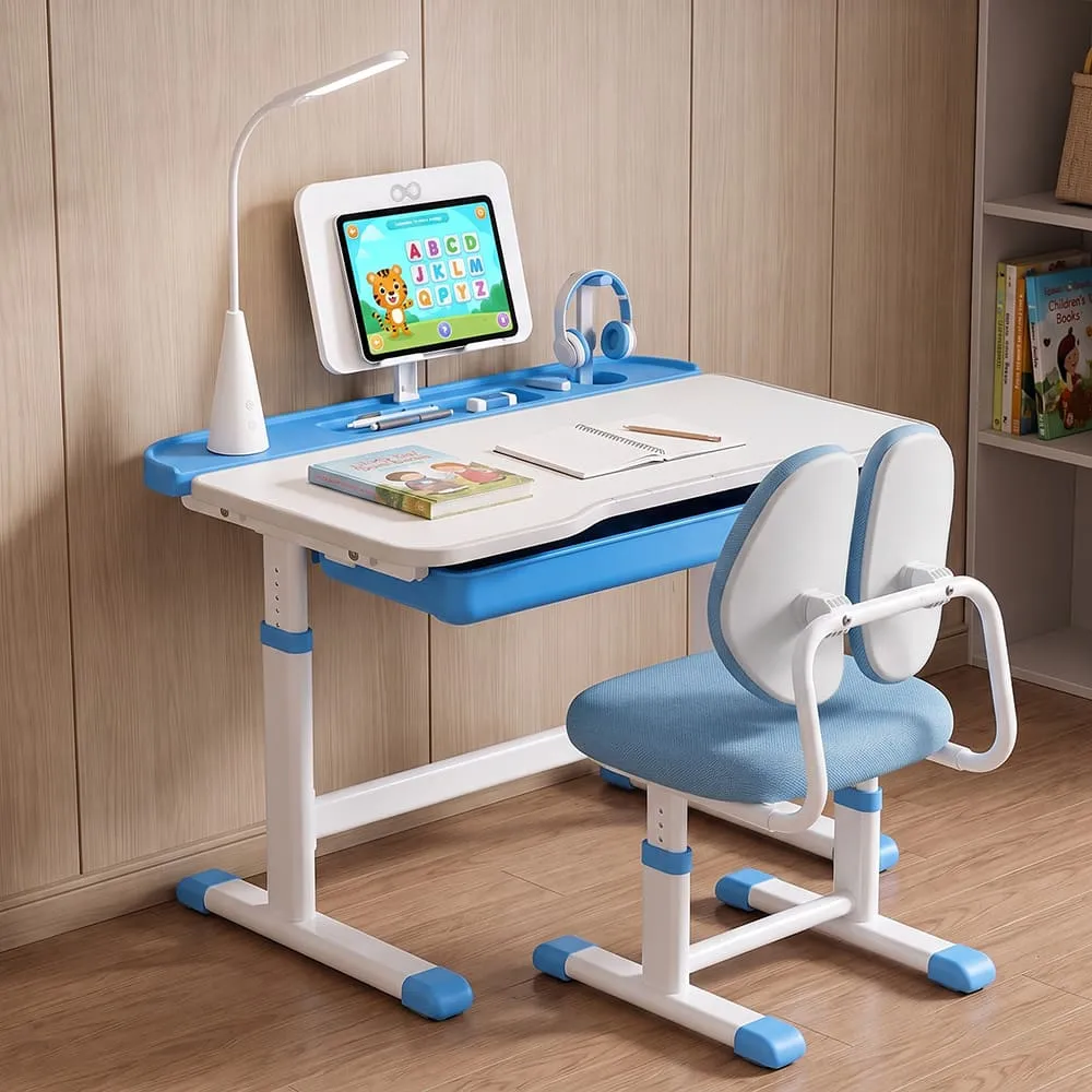multi functional Kids Study table Blue