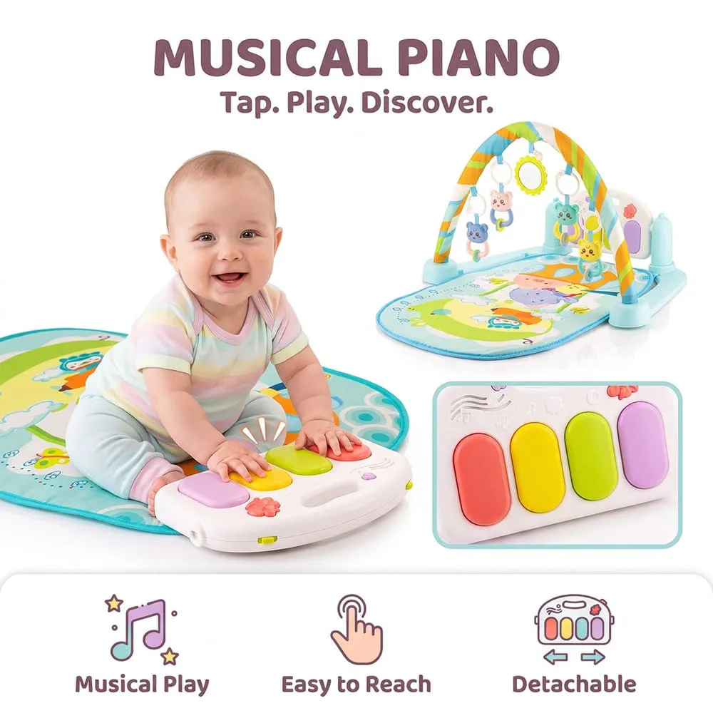 musical piano New Baby playgym blue