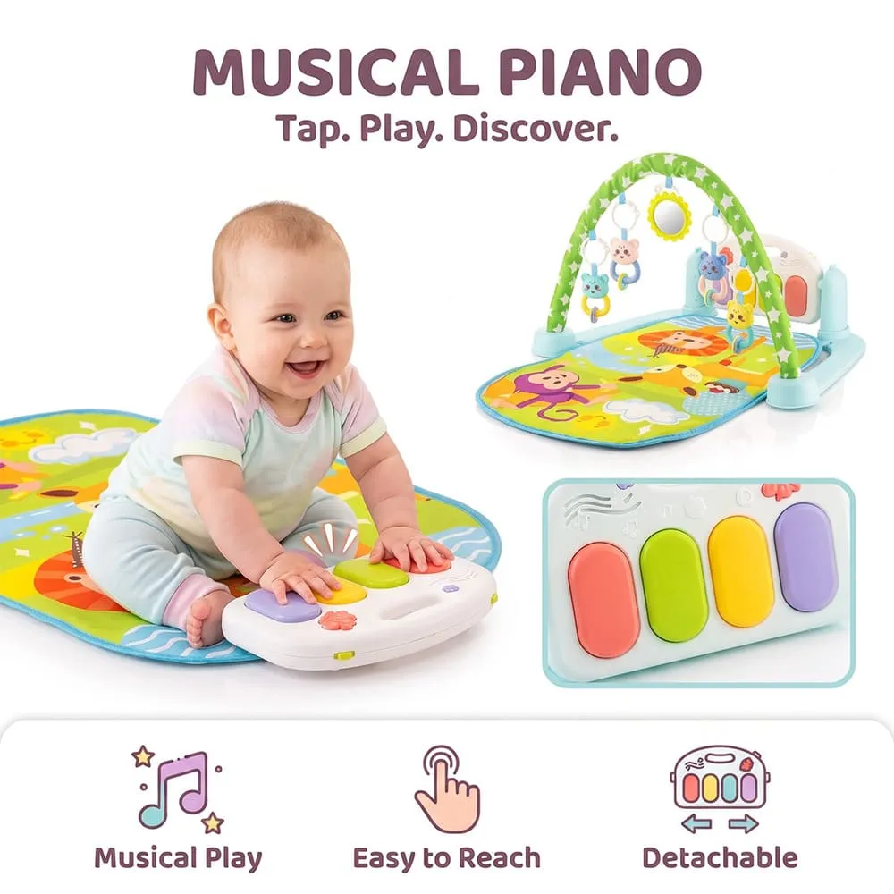 musical piano New Baby playgym green