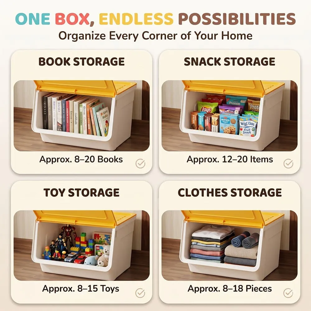 one box endless possiblities CozyCube Multilevel Storage Box