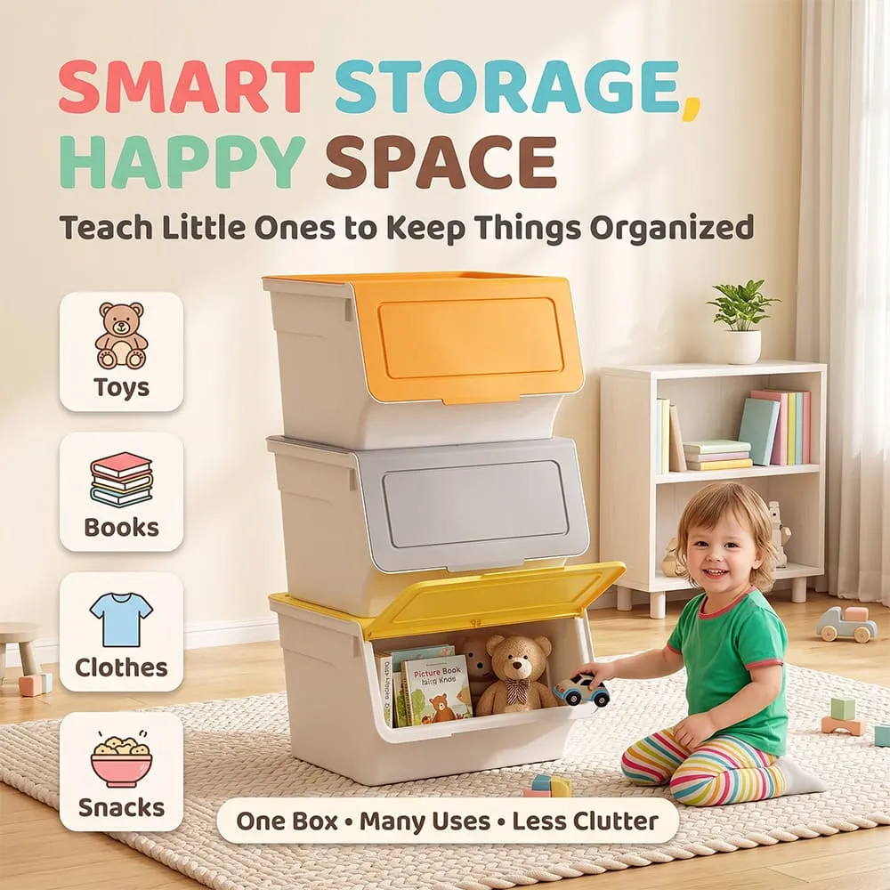 smart storage space CozyCube Multilevel Storage Box