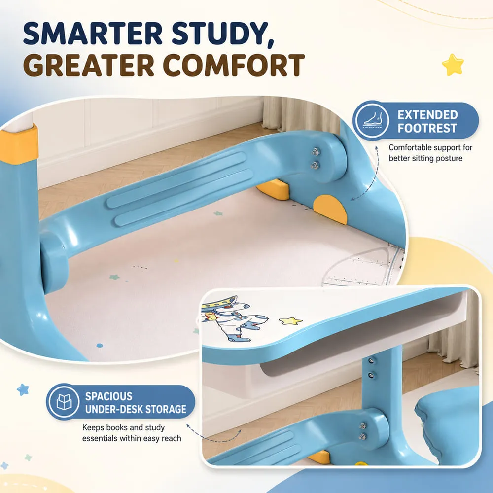 smarter study 603 Kids Study Table Blue