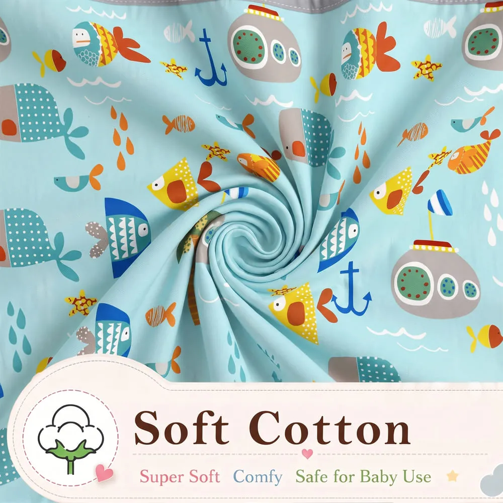 soft Cotton Dohar Ocean print