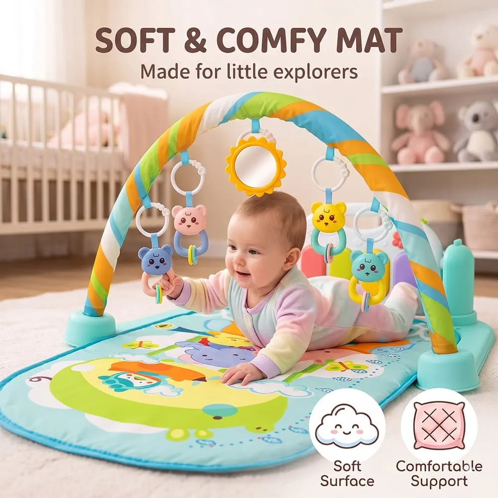 soft comfy New Baby playgym blue