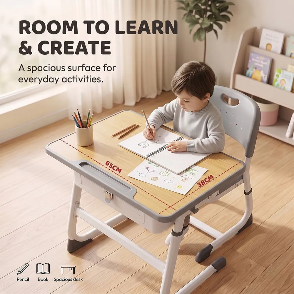 space of learning Smart Kids Study table yellow