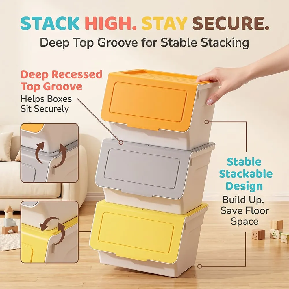 stack high stay secure CozyCube Multilevel Storage Box