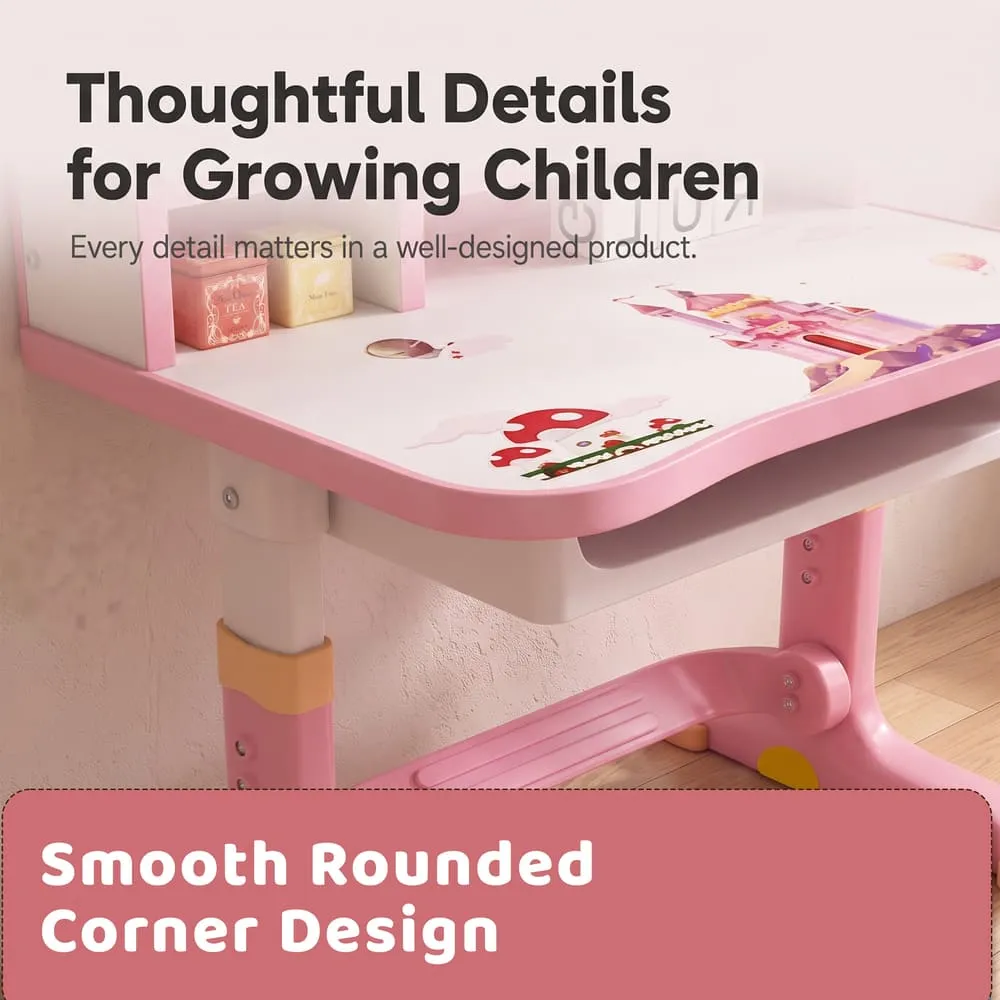 thoughtful details 603 Kids Study Table pink