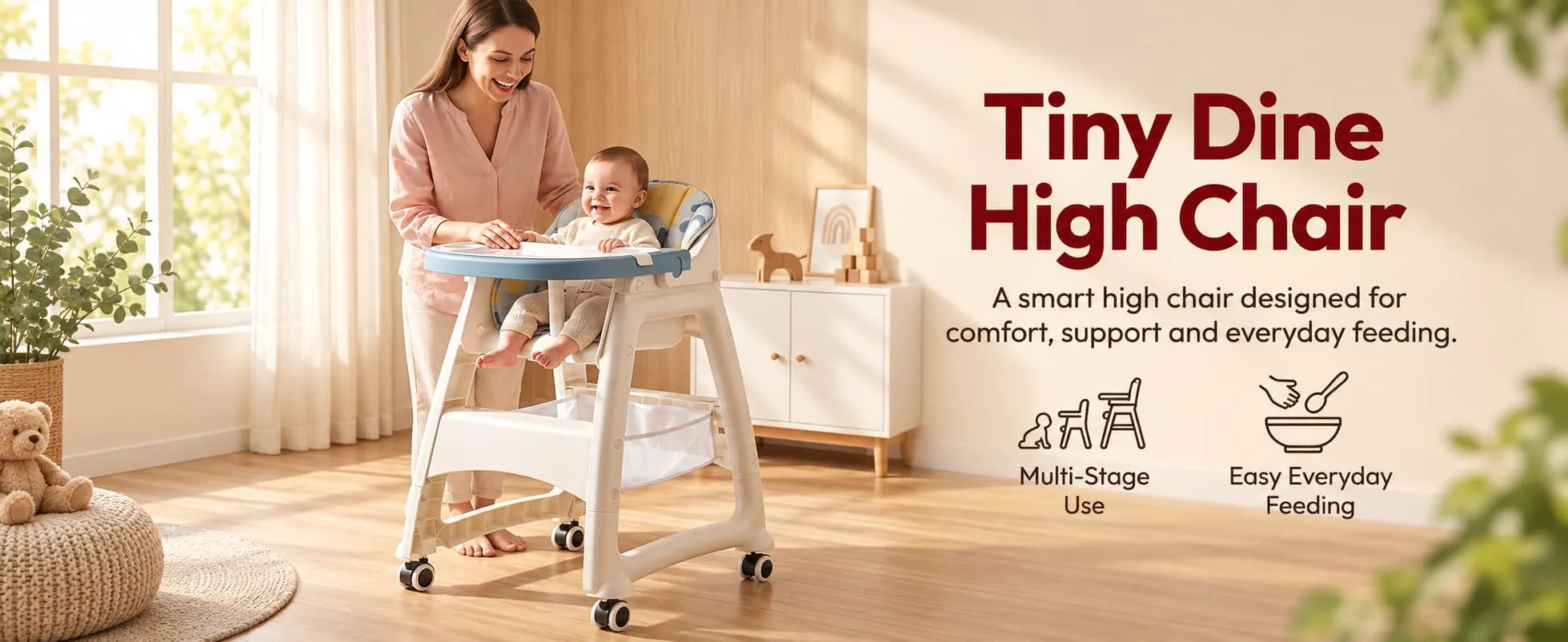 Tiny Dine Baby High Chair