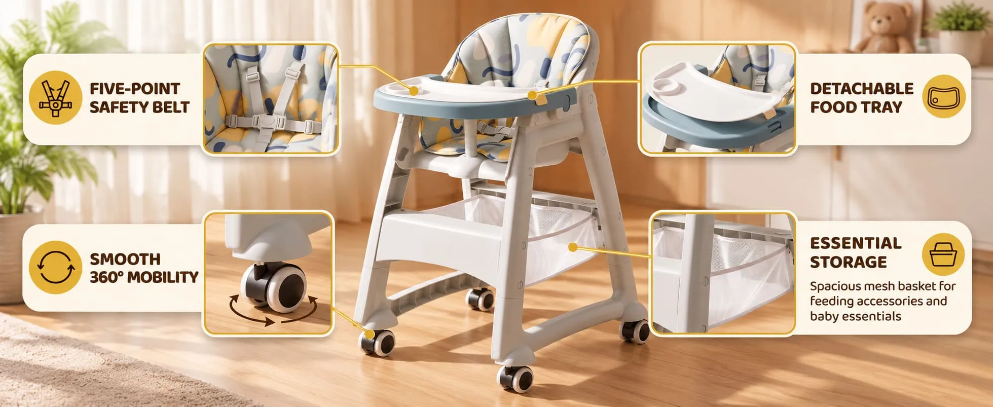 Tiny Dine Baby High Chair