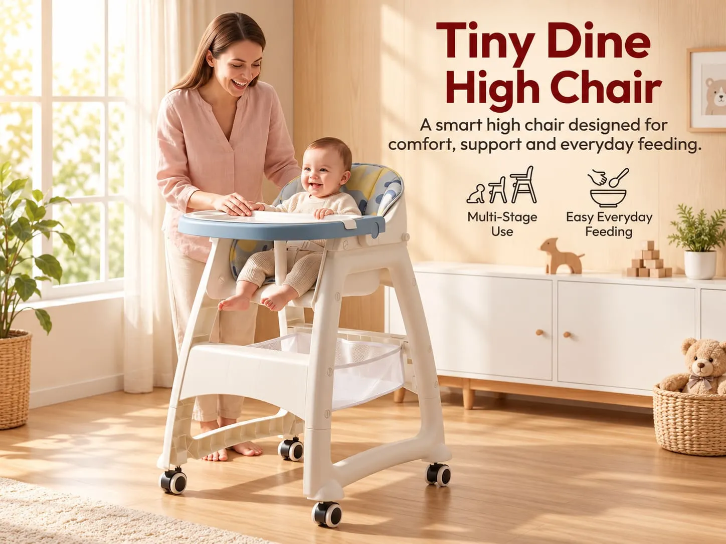 Tiny Dine Baby High Chair