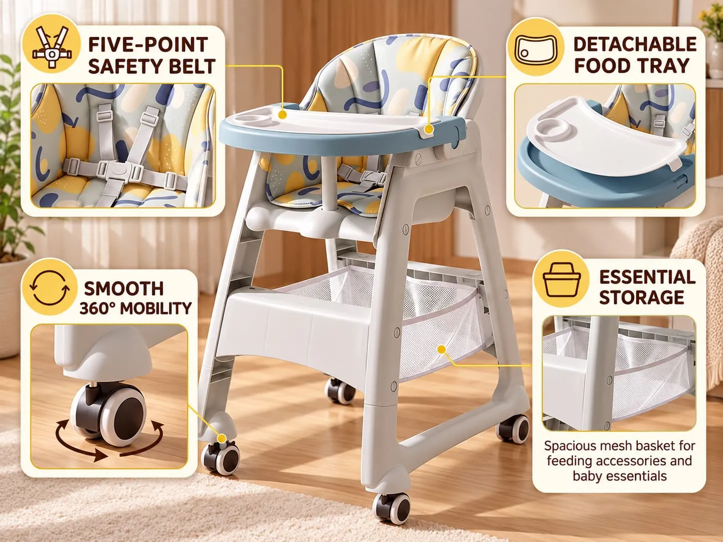 Tiny Dine Baby High Chair