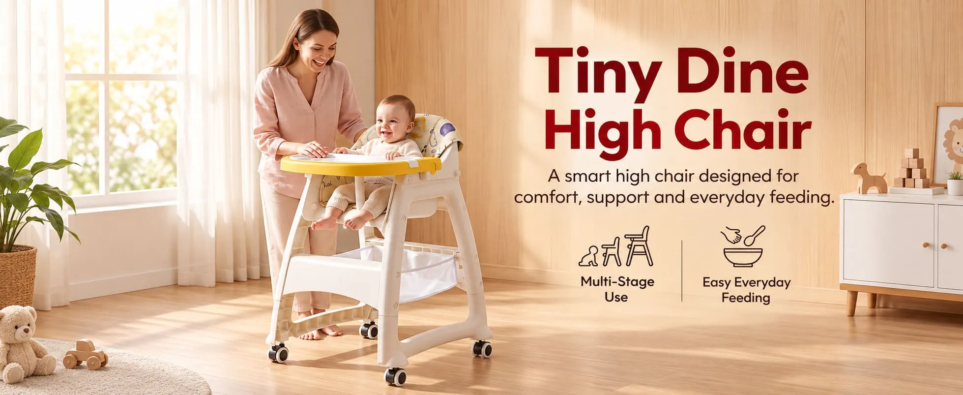 Tiny Dine Baby High Chair