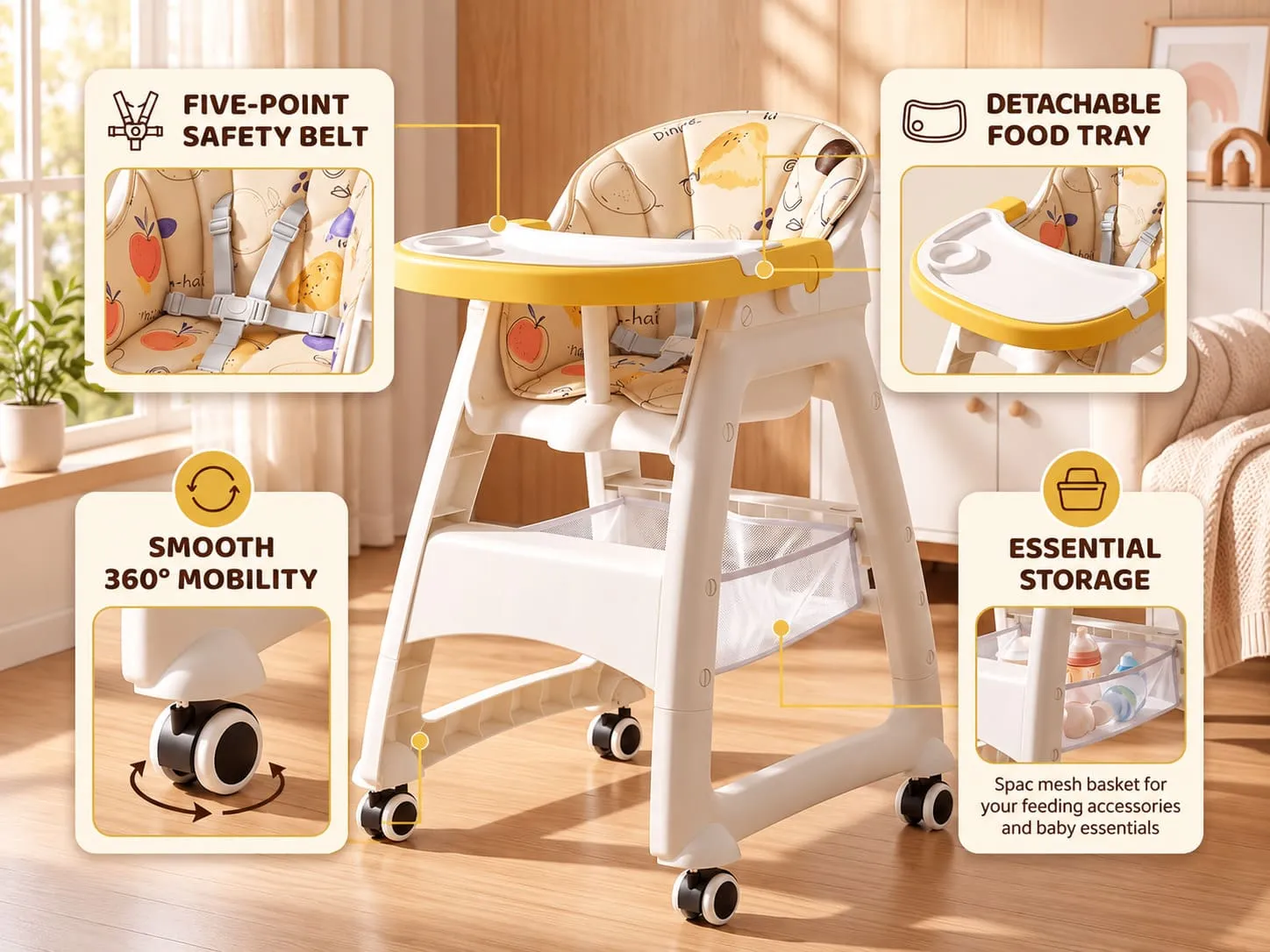 Tiny Dine Baby High Chair