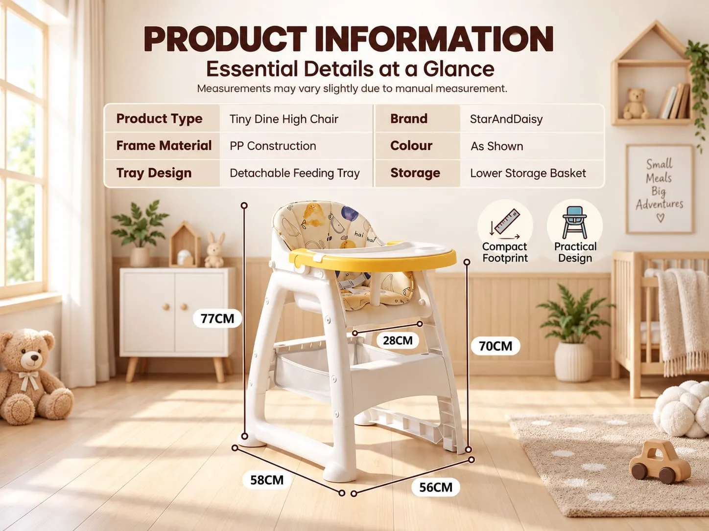 Tiny Dine Baby High Chair