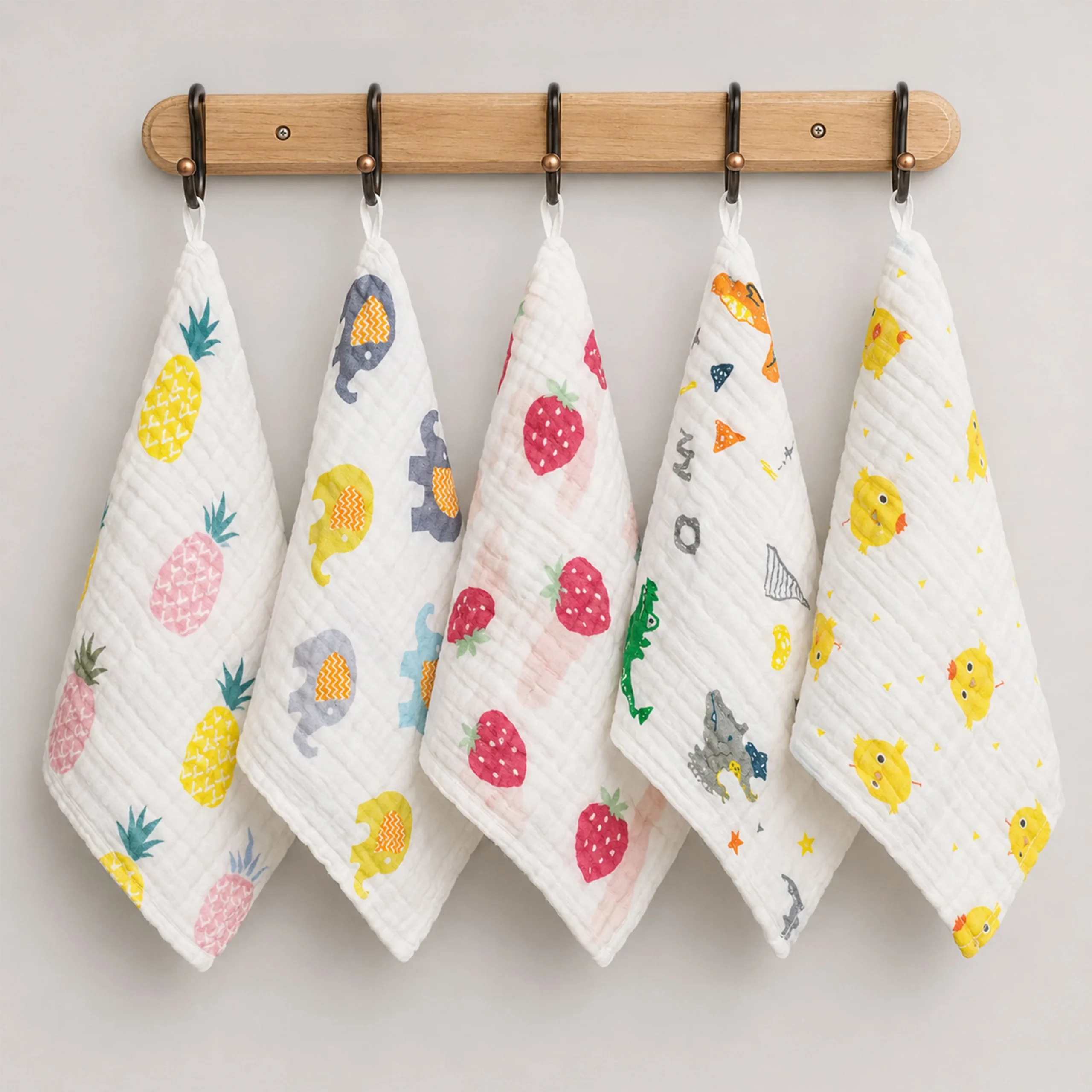 wash clothe set of 5