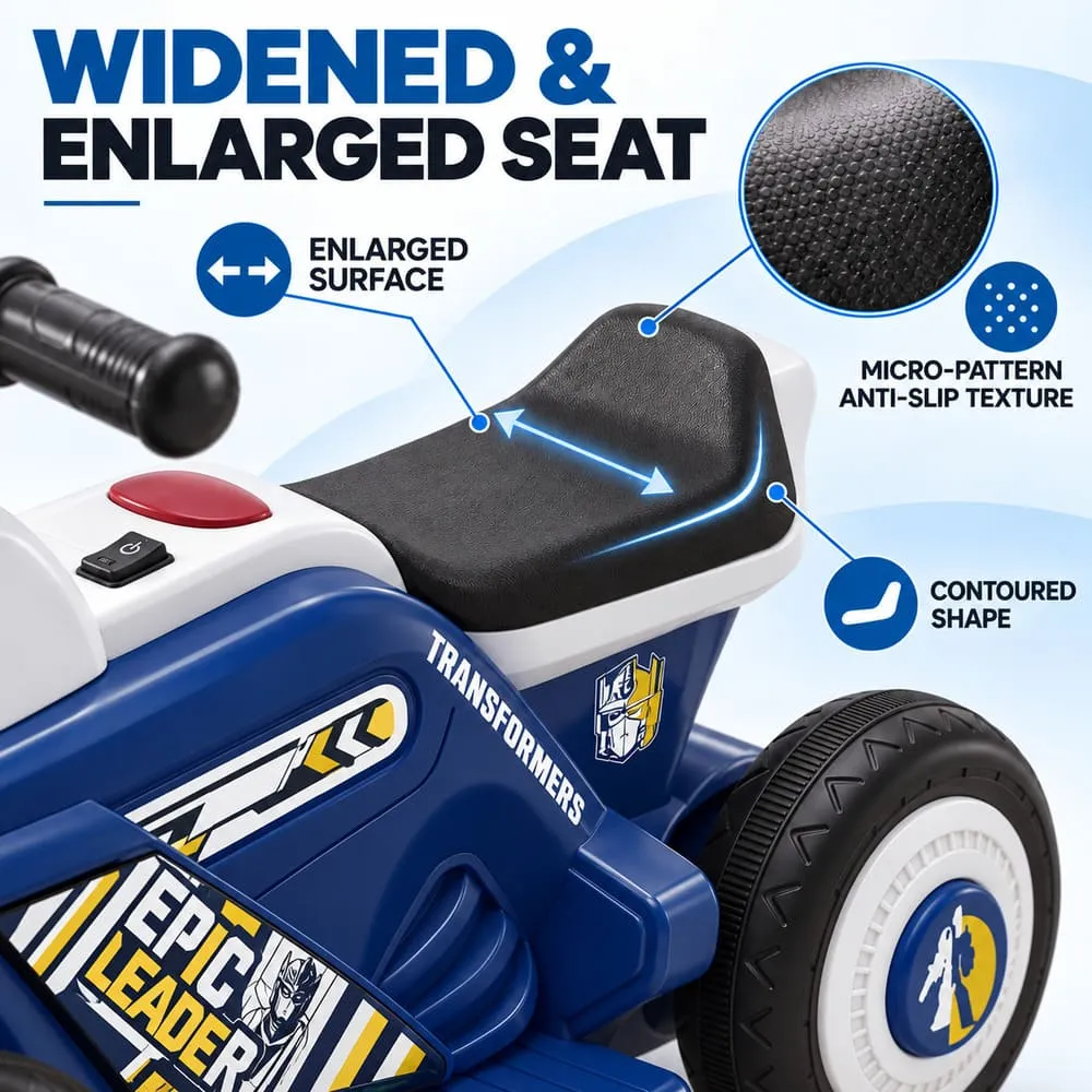 wide Electric ATV Kids Ride-on Bike blue